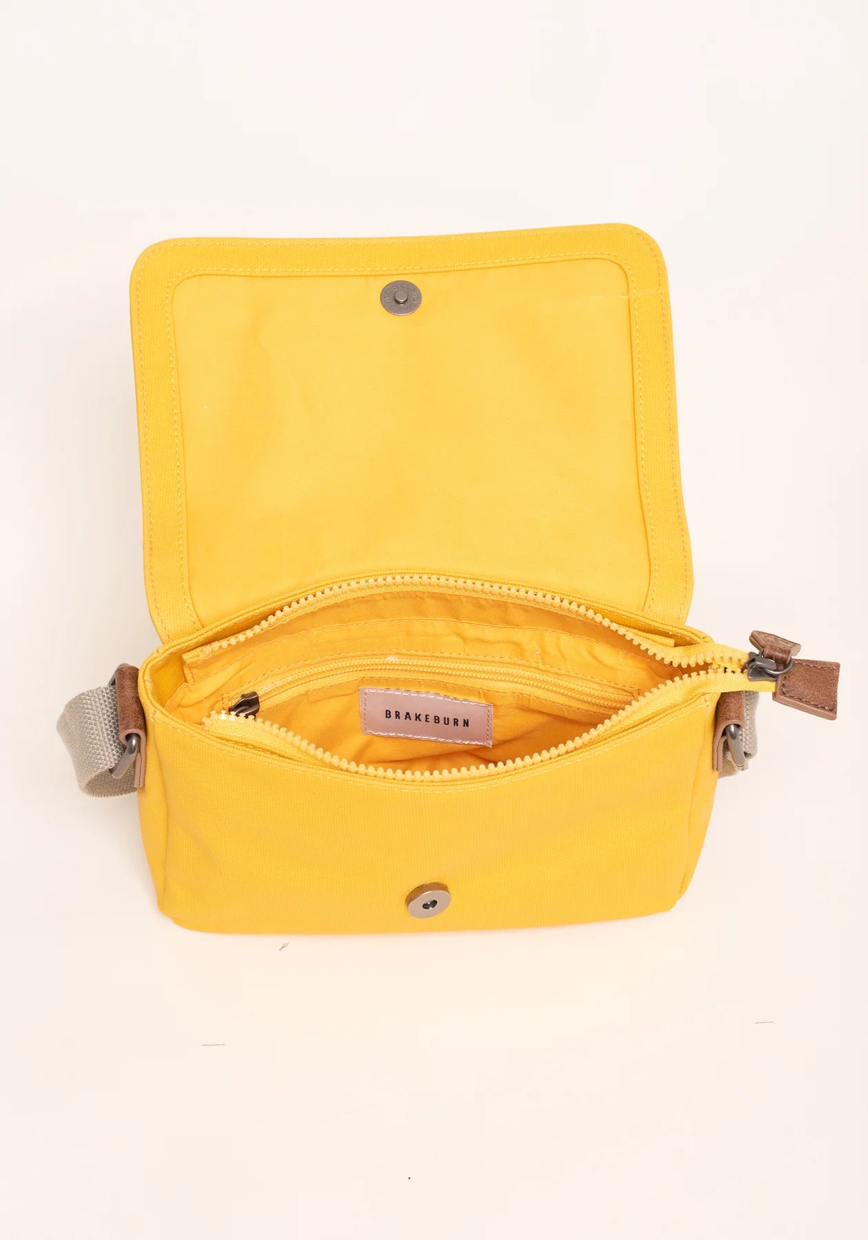 BRAKEBURN YELLOW ROO POUCH CROSS BODY BAG (SS21)