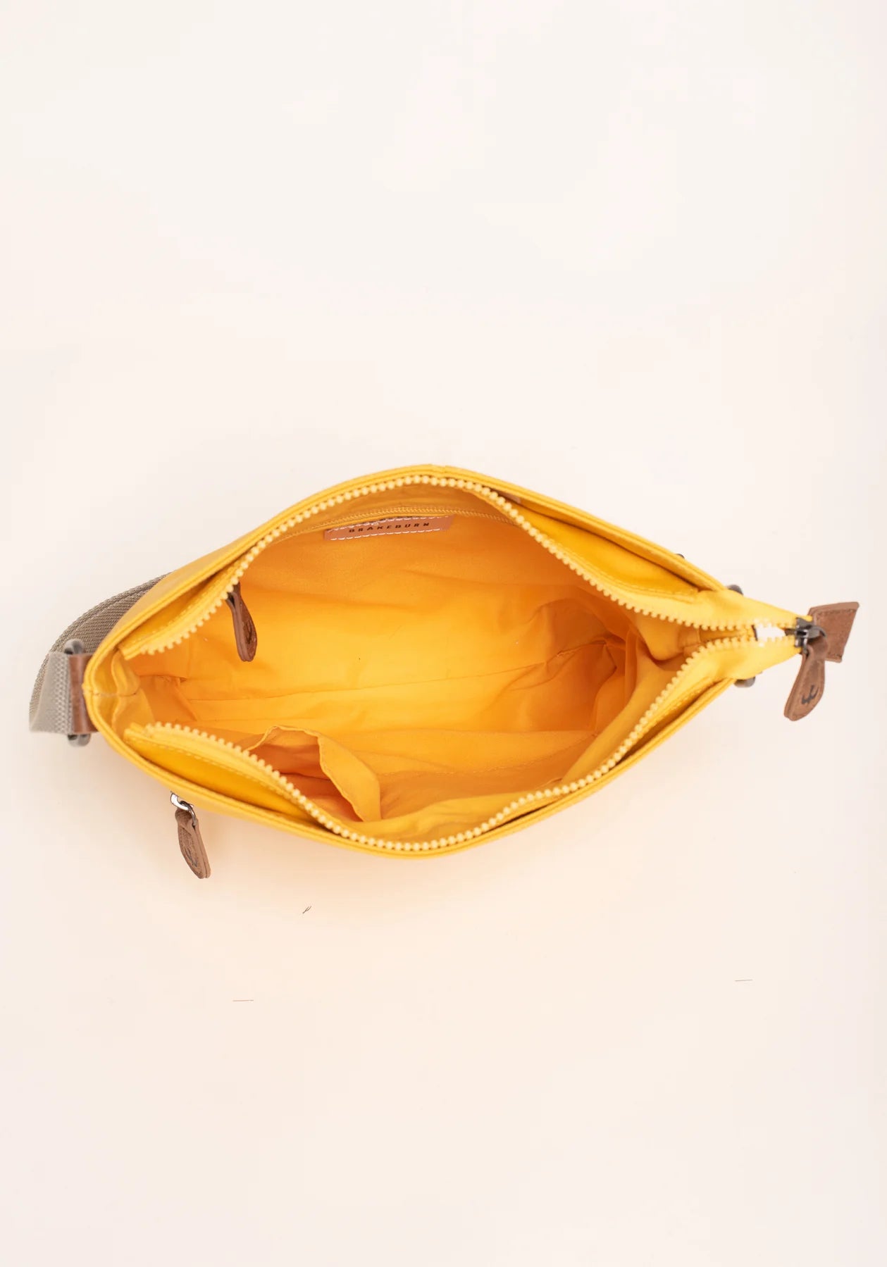 BRAKEBURN YELLOW CROSS BODY BAG