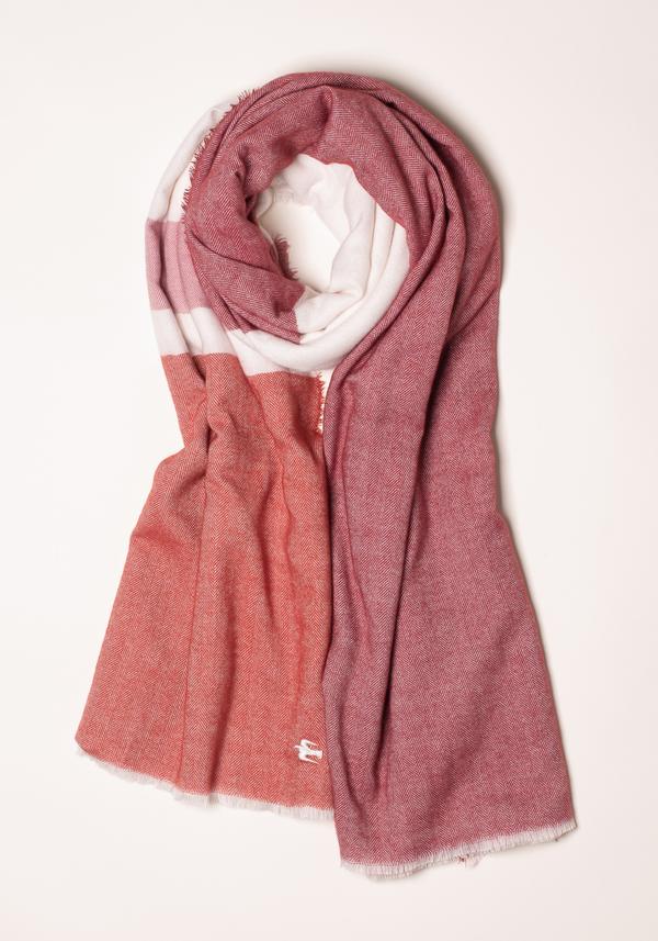 BRAKEBURN COLOUR BLOCK BLANKET SCARF